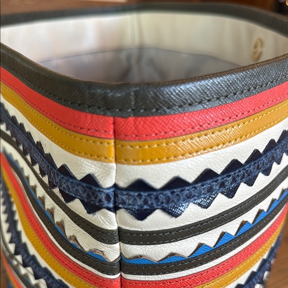 Tory Burch Robinson Zigzag Tote - Picture 10 of 15